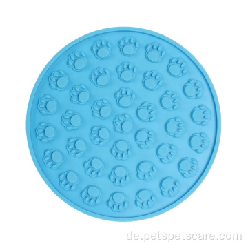 Pad Silicon Haustierhund Lick Matte mit Saug